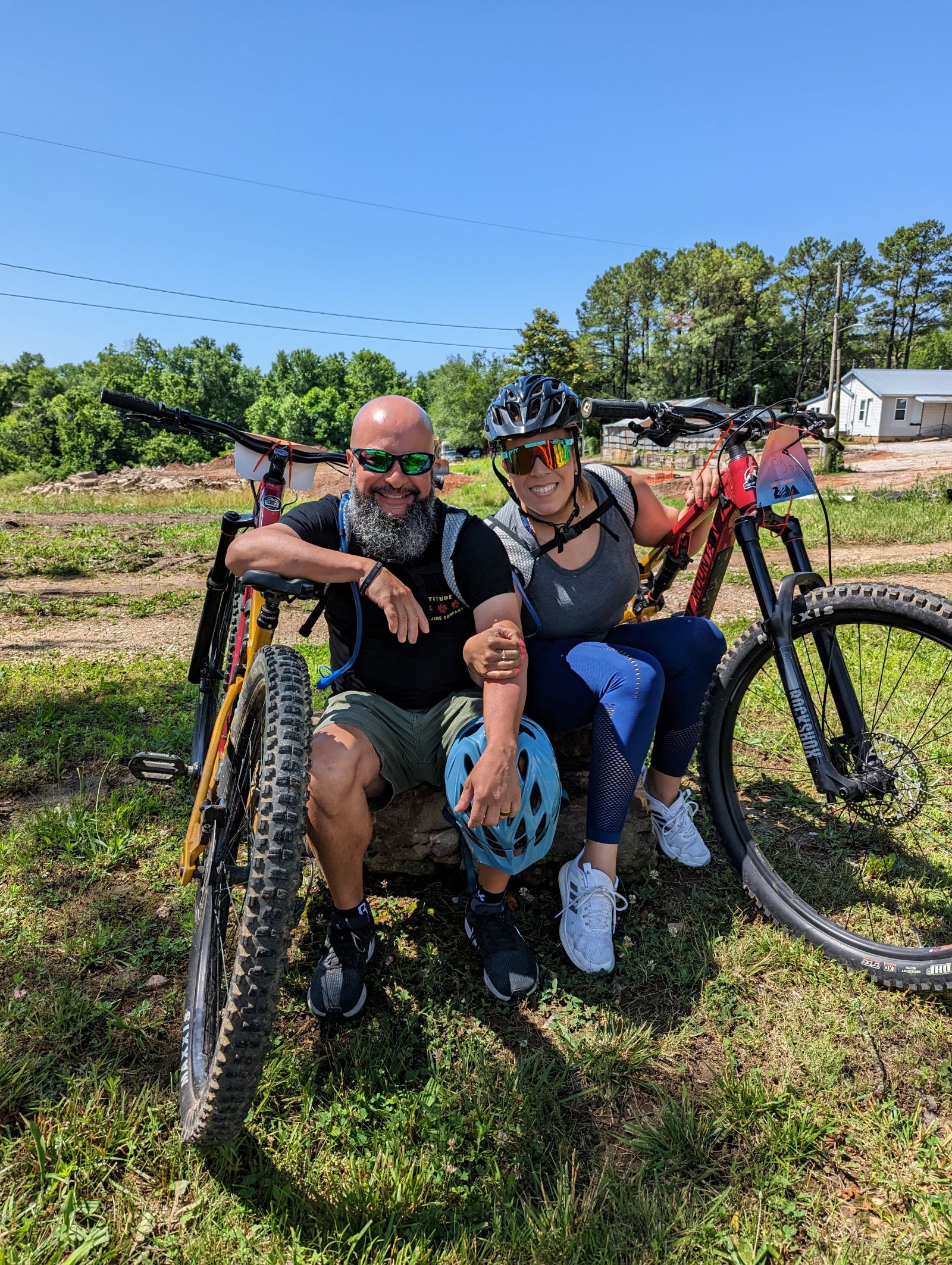 Arkansas Biking for First Responder Couples