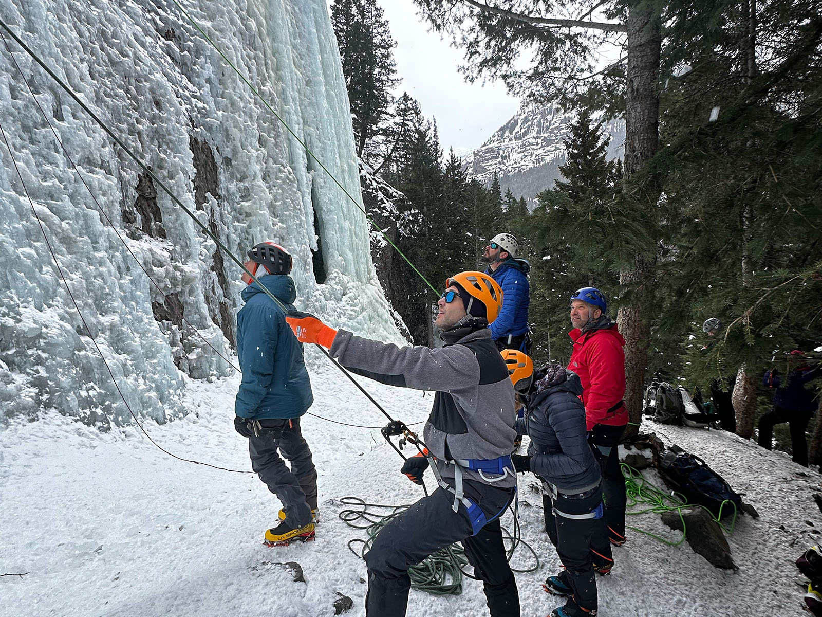 Montana Ice Climbing for SOF Couples