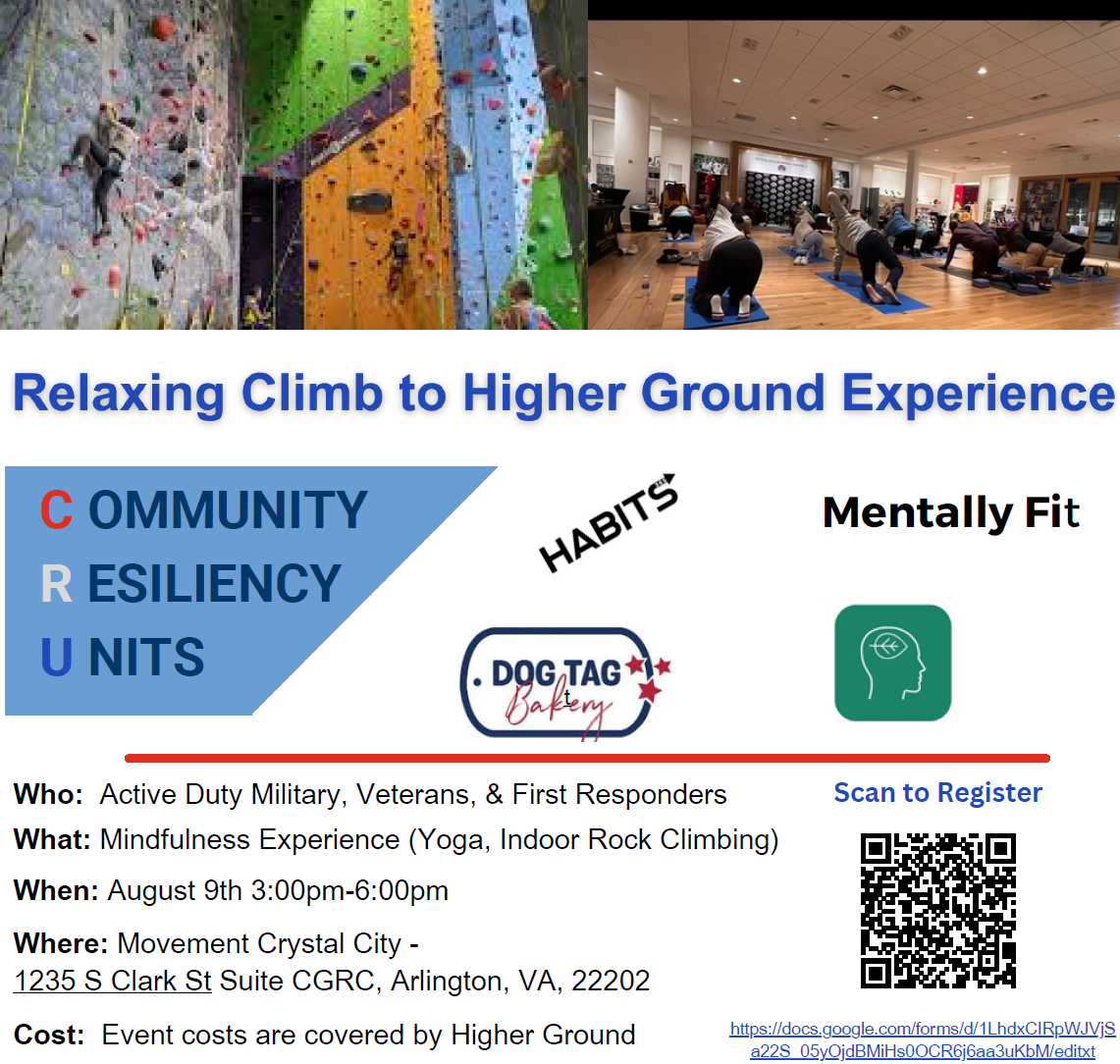 CRU: Rock Climbing & Yoga